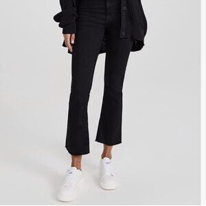 MOTHER Black Ankle & Cropped Jeans